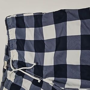 Old Navy Men's Swim Shorts Blue & White Drawstring Size M # #M-132